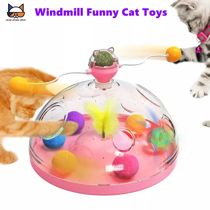 Windmill Interactive Multifunctional Catnip Toy